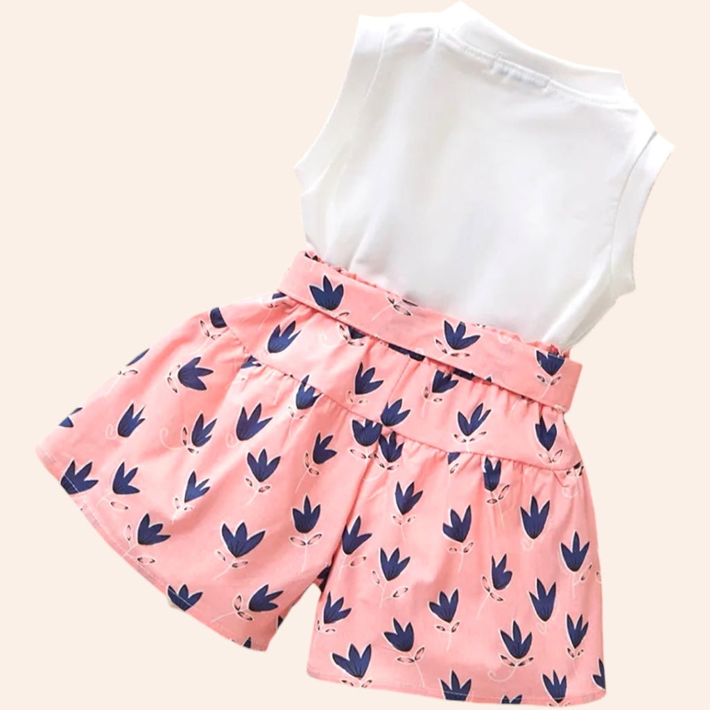 Camisa y pantalónrosado niña 4T | Suave y cómodo