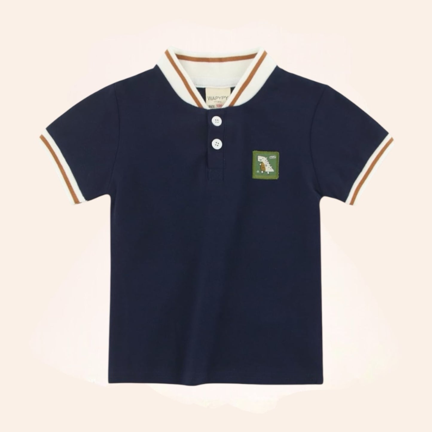 Mini Dino Polo – Blue 🦖