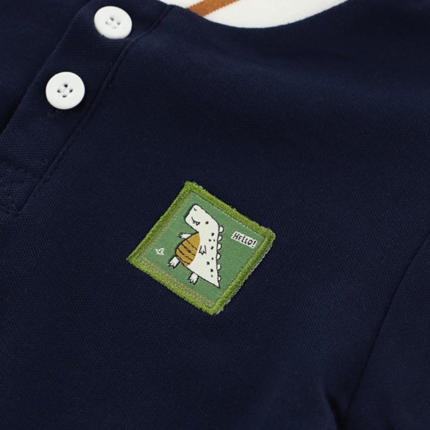 Mini Dino Polo – Blue 🦖